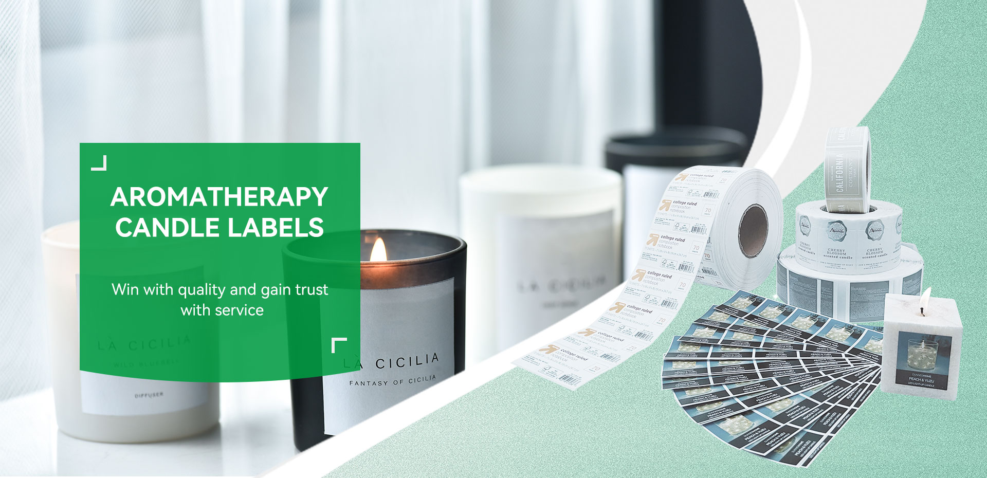 Lilin Aromatapy Label Label Multi-Laple