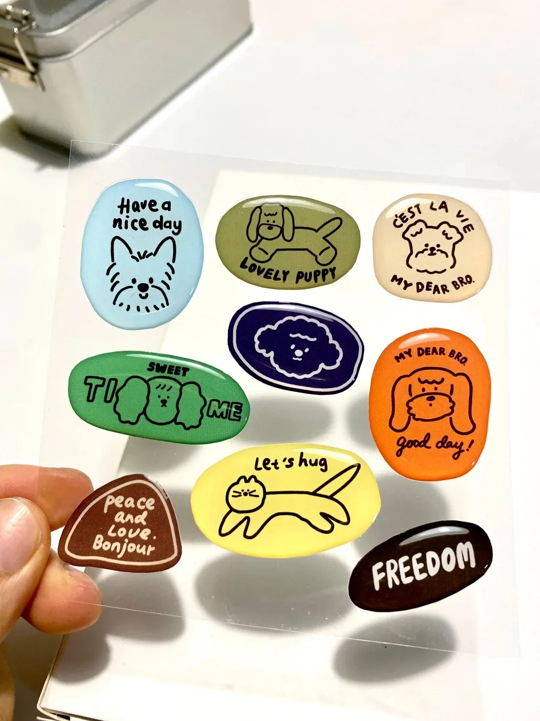 Crystal Epoxy Dhiri - stiker adesif