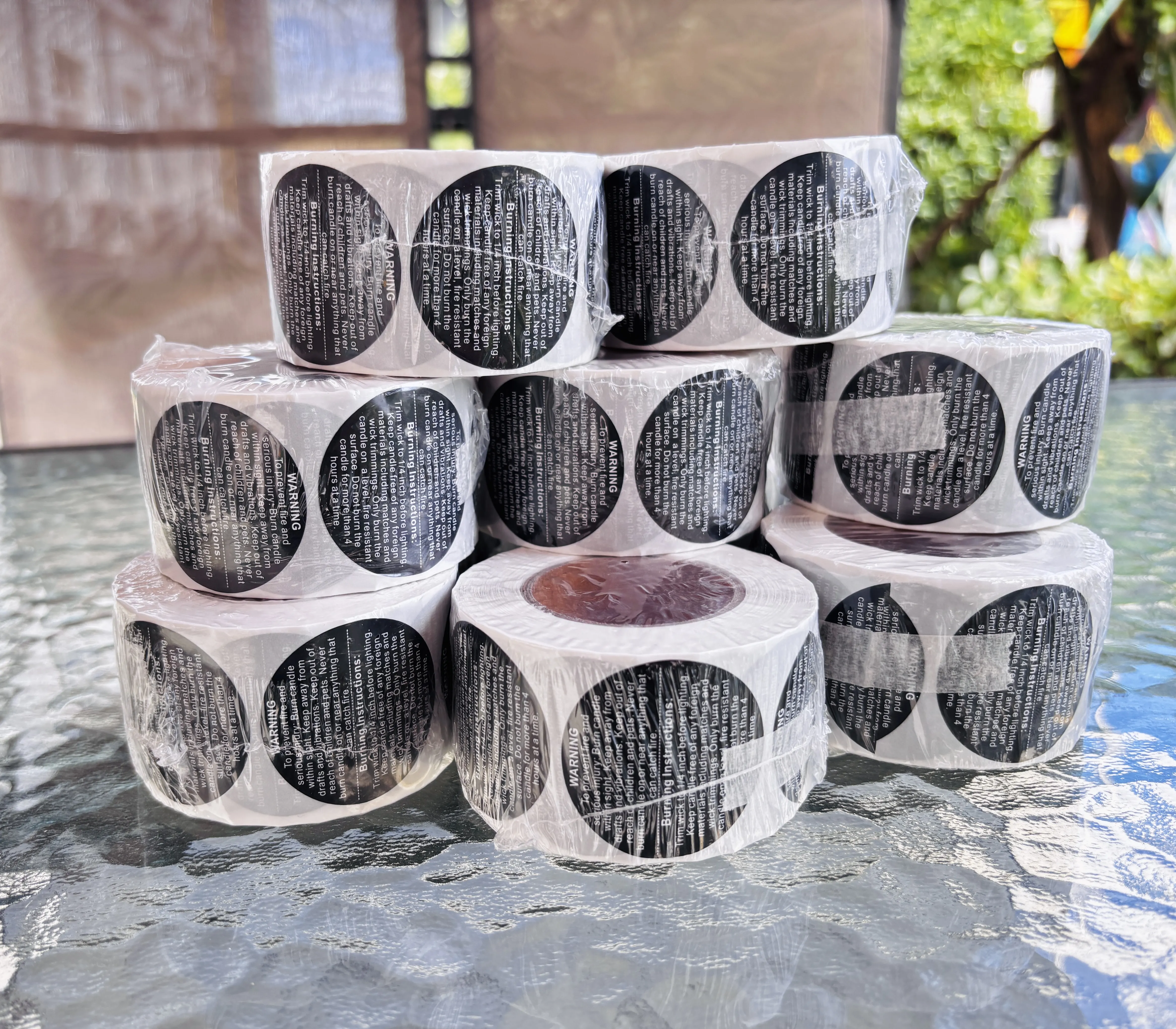 Jojo back wis sukses ngirim label peringatan khusus kanggo lilin wangi kanggo para pelanggan, nguatake garis pertahanan keamanan produk.