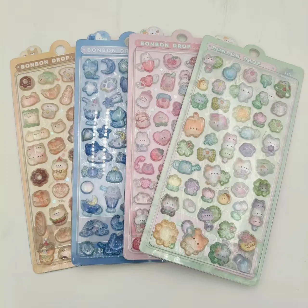 Stiker anak 3D wis siyap kanggo kiriman