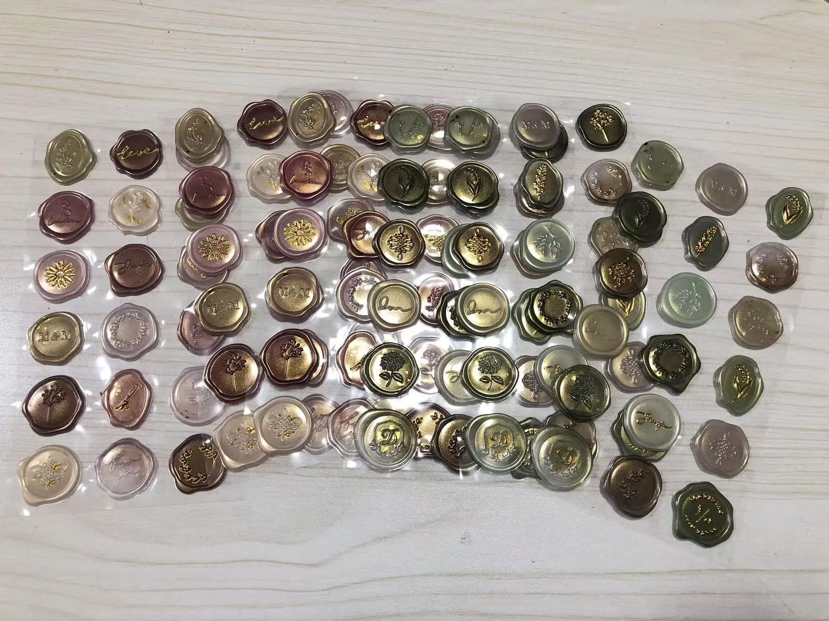 Stiker segel lilin wis dikirim