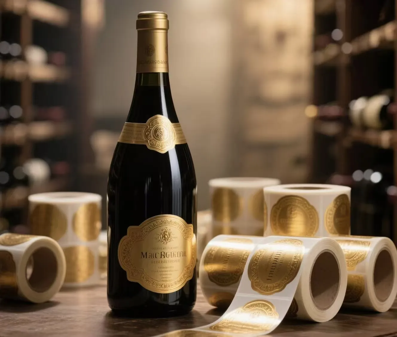 Kepiye carane nggawe label anggur luwih atraktif?