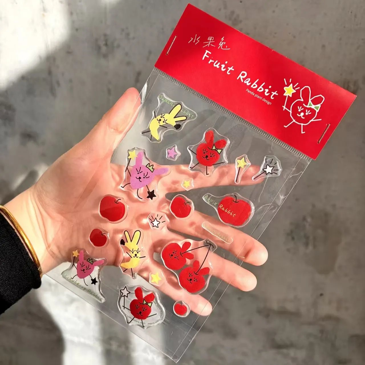 Stiker Resin Epoksi Kartun 3D