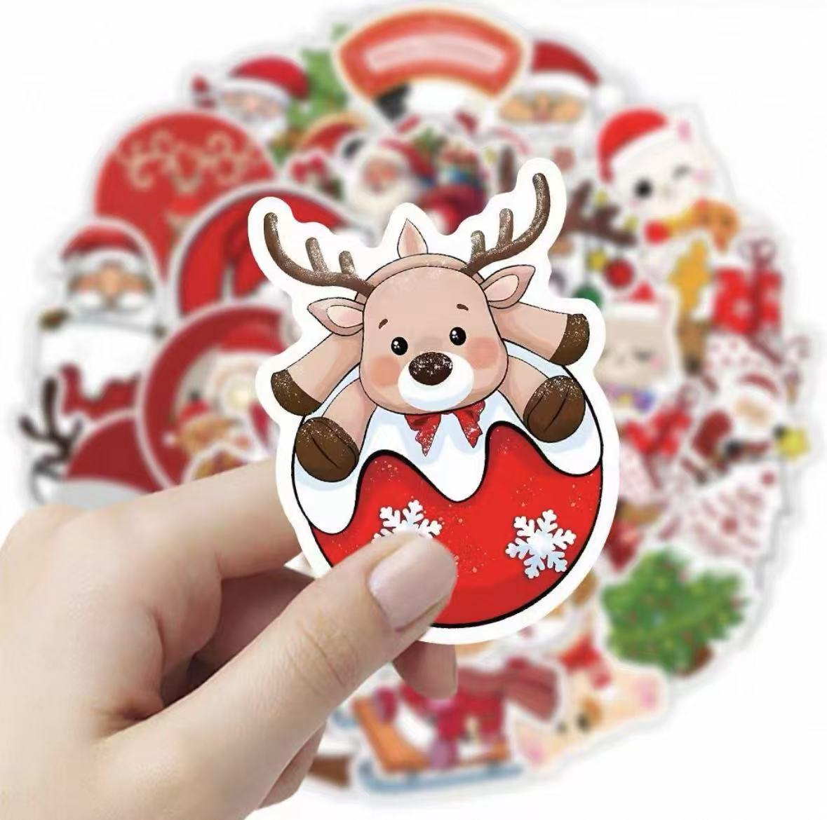 Sticker Kartun Natal