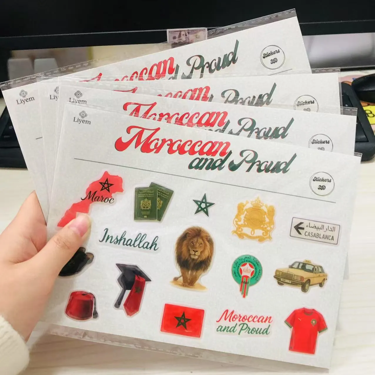 Stiker Resin Epoksi Dome