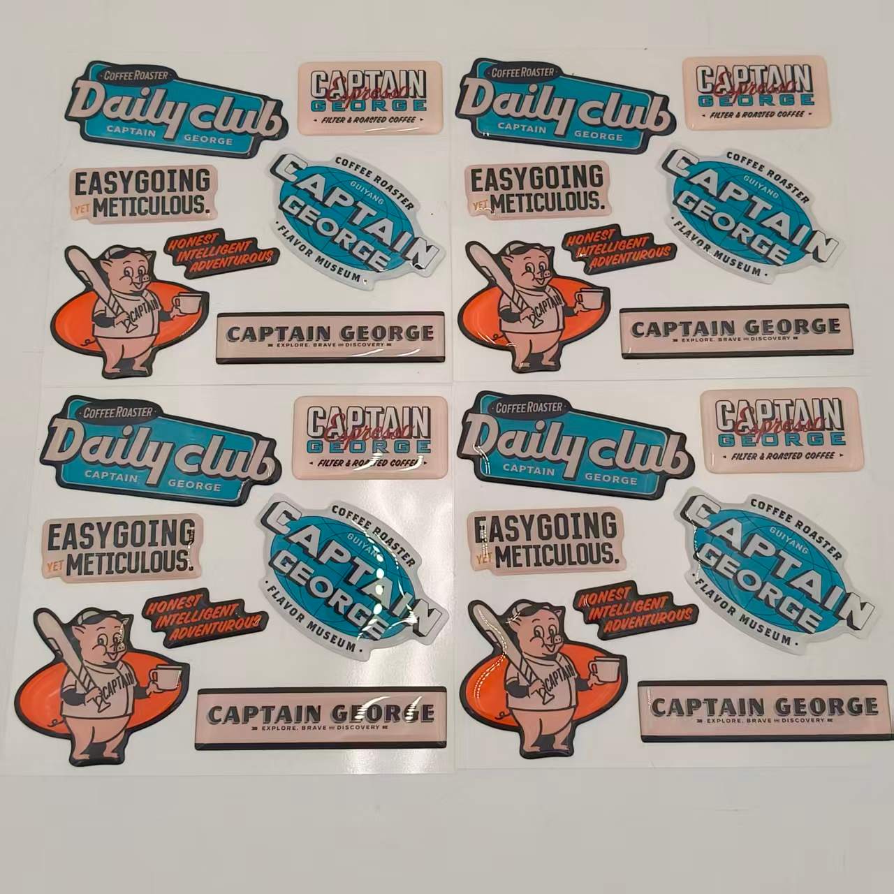 Stiker dome epoxy