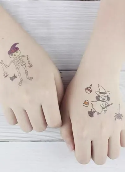 Wengi halloween glow tato stiker
