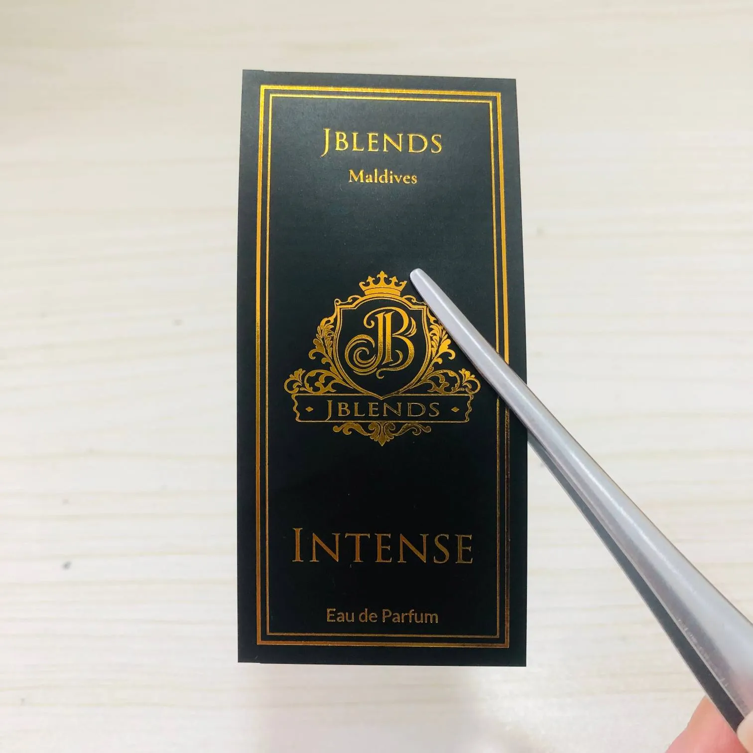 Label parfum kanthi cap panas