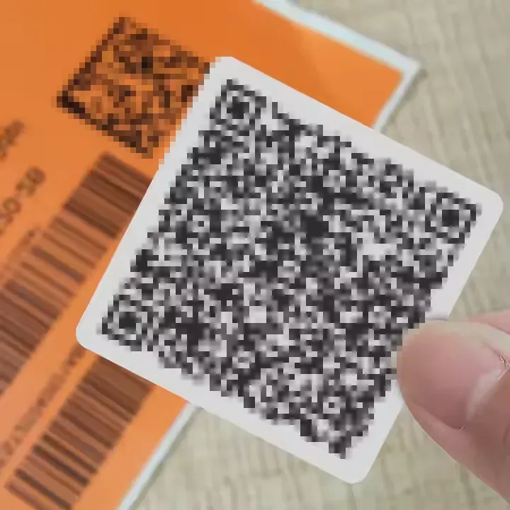 Qr code label