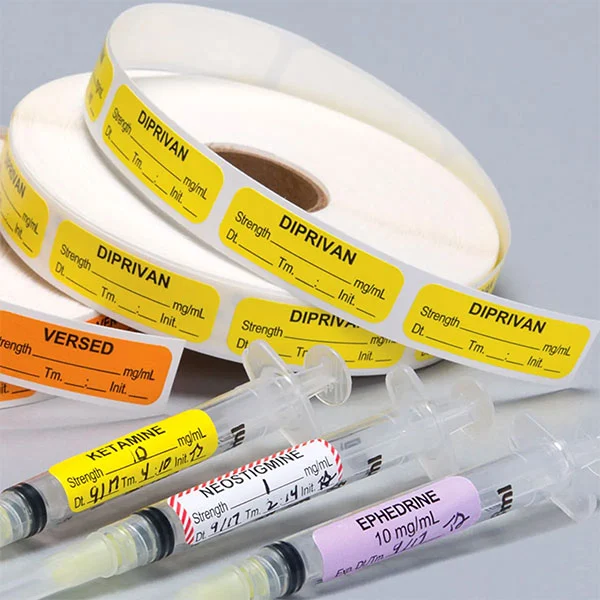 Label syringe